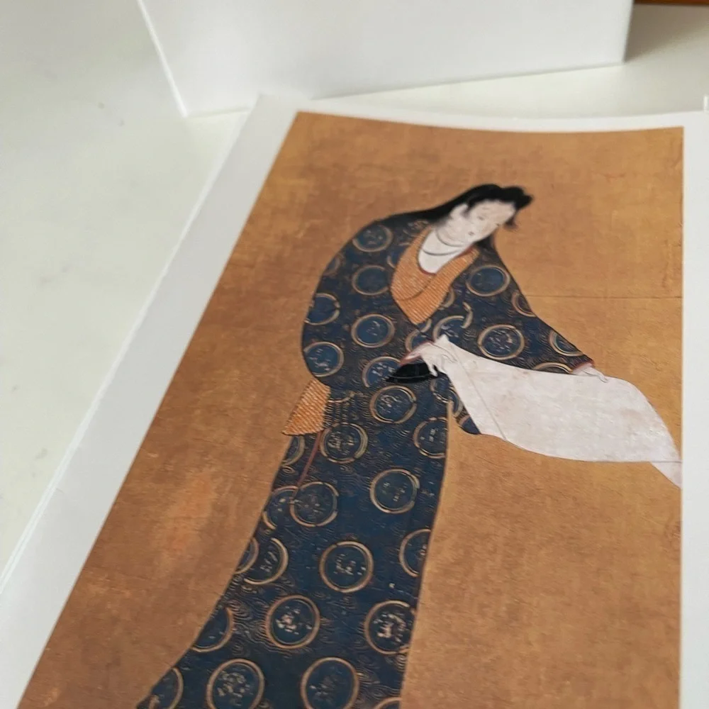 MFA Boston Japanese Dancers 20 note cards and 21 envelopes 5 different images